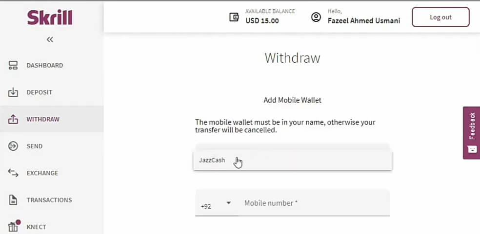 add-jazzcash-mobile-wallet