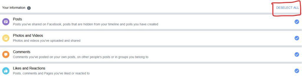 select-facebook-posts