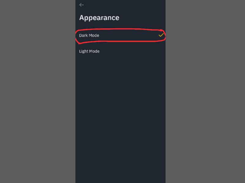 enable-binance-dark-mode