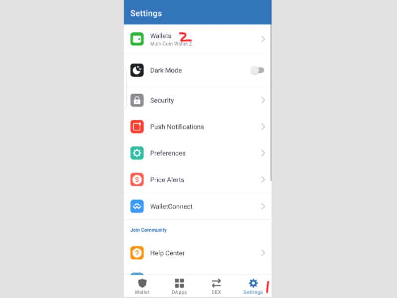click-settings-and-wallets