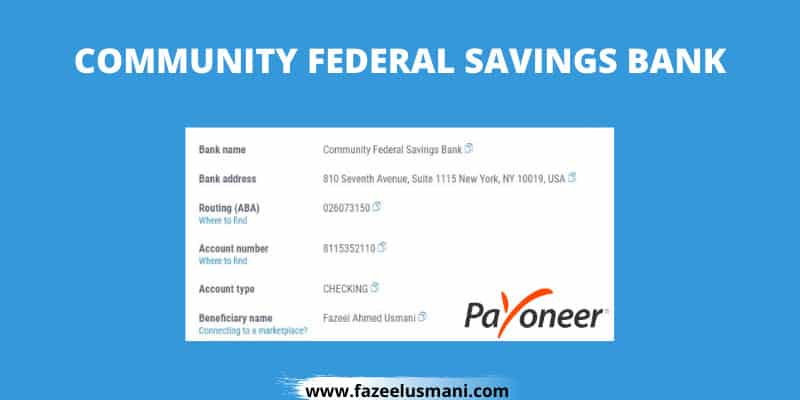 community-federal-savings-bank-payoneer