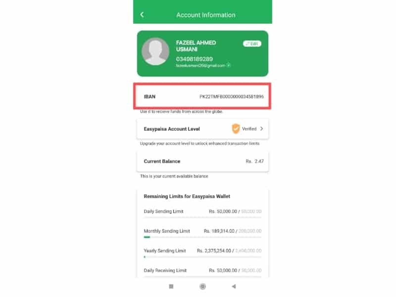 easypaisa-iban