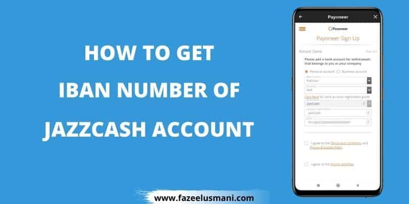 how-to-get-jazzcash-iban-number
