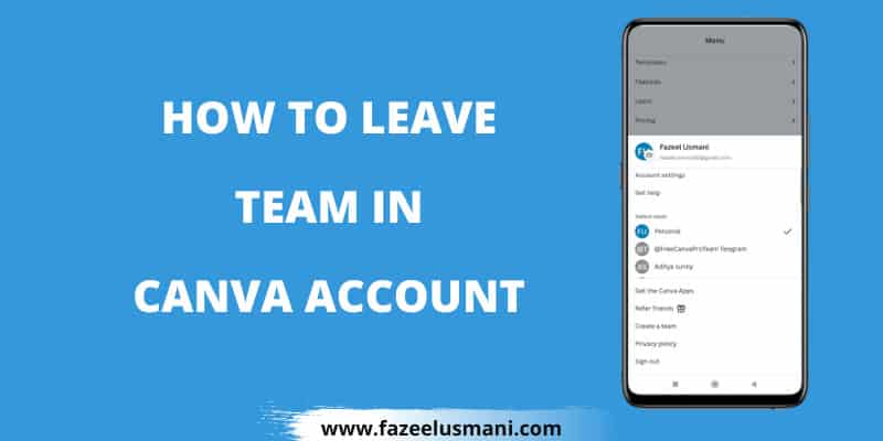how-to-leave-canva-team