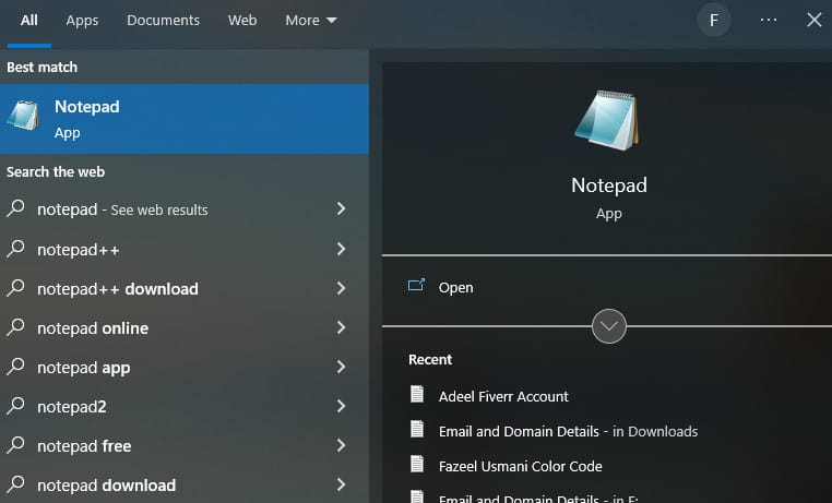open-notepad-file